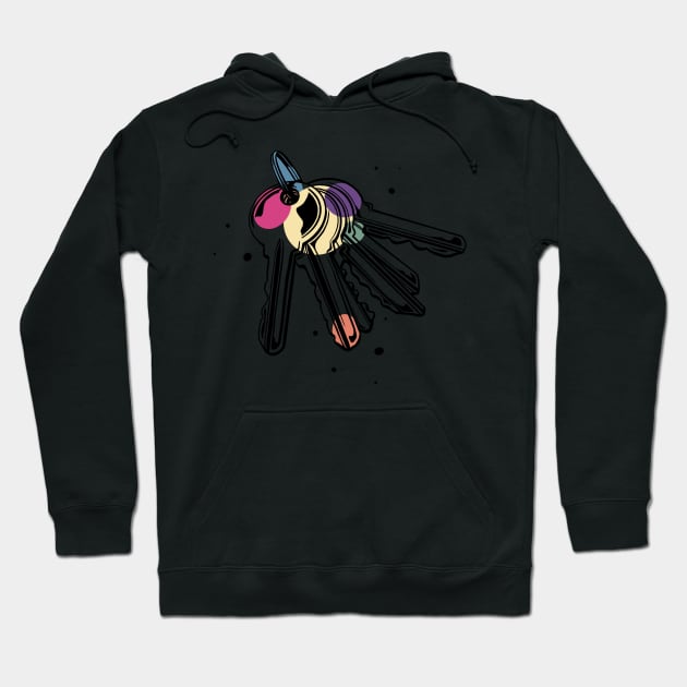 Keys Hoodie by trippyart